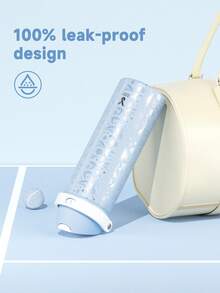 Meoky 24oz Vacuum Insulated Water Bottle with 2-in-1 Straw and Spout Lid, Insulated Cup, Keep Cold 24H, Leak-Proof, Fits in Car Cup Holder, Stainless Steel Tumbler for Sports, Travel, and School (Hot- whamped silverale) - 藍色 - 查看 6