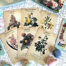 Oracle Cards, 45 Cards Deck Tarot Mysterious Divination Family Party Board Game - Đỏ - Xem 4