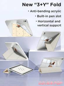 波点腊肠犬图案保护套，兼容 iPad Air 4/5 10.9 英寸、7/8/9 代 10.2 英寸、(A16) 11 英寸（第 11 代，2025 年发布），内置笔槽，兼容三星 Galaxy Tab A9 11 英寸、Tab A9 8.7 英寸、Kindle（第 11 代，2024 年发布），可爱风格，适合返校季、情人节等场合，波点腊肠犬图案 - 彩色 - 查看 6