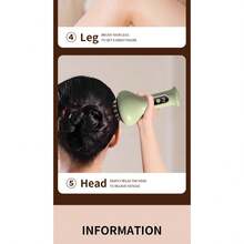 Cordless Cellulite Massager - Rechargeable Body Shaping Machine For Arms, Legs & Back, Handheld Home Massager For Women, Perfect New Year & Valentine's Day Gift - Green - View 11