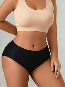6pcs/Pack Comfortable Seamless Solid Color Panties For Women - Multicolor - View 6