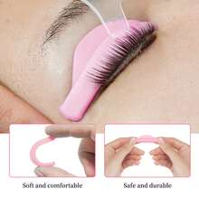 7 Pairs L Curl Silicone Eyelash Perm Pads Sticky Lashes Rod Shield Lifting 3D Eyelash Curler Accessories Makeup Tool - Multicolor - View 6