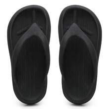 Women's Soft Cloud Flip-Flops, Super Comfortable And Soft - Black-black - View 9