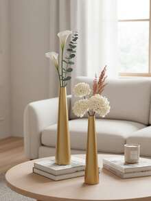 1 Chiếc/Bộ Bình Hoa Kim Loại Hình Nón. Bình hoa phong cách Retro Sang Trọng. Thích hợp để trang trí nhà cửa, trưng bày, phòng khách tối giản, phòng học, phòng trà, quán cà phê nhẹ, nhà nghỉ, quán cà phê nhỏ, hẹn hò, văn phòng, tiệc tùng, bàn trà, kệ trưng bày, bữa tối dưới ánh nến, đám cưới, trang trí phòng ngủ, tụ họp, trang trí bàn ăn, thẩm mỹ nhà cửa, quà sinh nhật, quà tốt nghiệp, quà kỷ niệm, quà tặng. - Nhiều màu - Xem 3