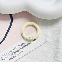 Factory Direct Zinc Alloy Spring Ring Handbag Luggage Clothing Round Ring Small Accessories Round Hanging Ring - Coffee Brown - View 9