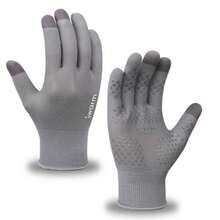 1 Pair Of Touchscreen Gloves, Anti-Slip Accessories For Cycling And Fitness, Sweat-Absorbing And Breathable Gear For Mountain Climbing, Rock Climbing, And Camping, Suitable For Cycling, Off-Roading, Hiking, Mountain Climbing, And Outdoor Adventures - Anti-slip Upgraded Version - View 7