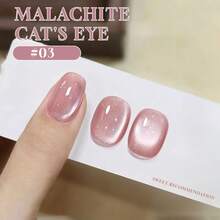 MIANEL 12ml 冬季冰晶系列玻璃珠猫眼凝胶指甲油，2026新款白色水晶石指甲油，UV灯美甲沙龙，情人节美甲用品 - 彩色 - 查看 6