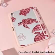 1个带笔槽的多角度磁吸支架保护套，支持自动休眠/唤醒功能，可爱平板电脑保护套，兼容Pro/Air/三星Galaxy A9/S9/S7/S10+/小米Pad/5/6/7 - 彩色 - 查看 4