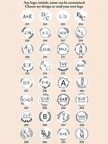 Personalised Wax Seal Stamp ,Custom Your Own Design Wax Seal Stamp, Personalized Your Own Logo Stamp, Wedding Wax Seal, Wax Seal Stamp Kit - Multicolor - View 5