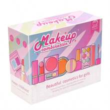 18/22-Pcs Pretend Play Makeup Toy Set, Girls' Makeup And Dressing Table Toy, Handbag Set, Pretend Play Gift Box, Children's Interactive Pretend Play Toy - Multicolor - View 6