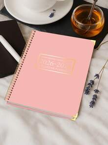 Trees 2026-2028年月度计划日历，2026年1月至2028年12月日历本，月度/周计划日志，带日历视图，适用于学校笔记和办公用品的月度计划本 - 每月計畫本-粉紅色 - 查看 6