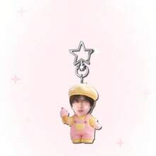 Cor/Tis Peripheral Star Keychain, Cute Creative Student Backpack Pendant, Fan Merchandise - Multicolor - View 3