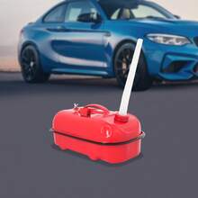 SHIOUCY 10L/2.2 Gallons Red Fuel Tank, Portable Fuel Tank, Fuel Can With Fueling Pipe - 10L Fuel Tank - 查看 1
