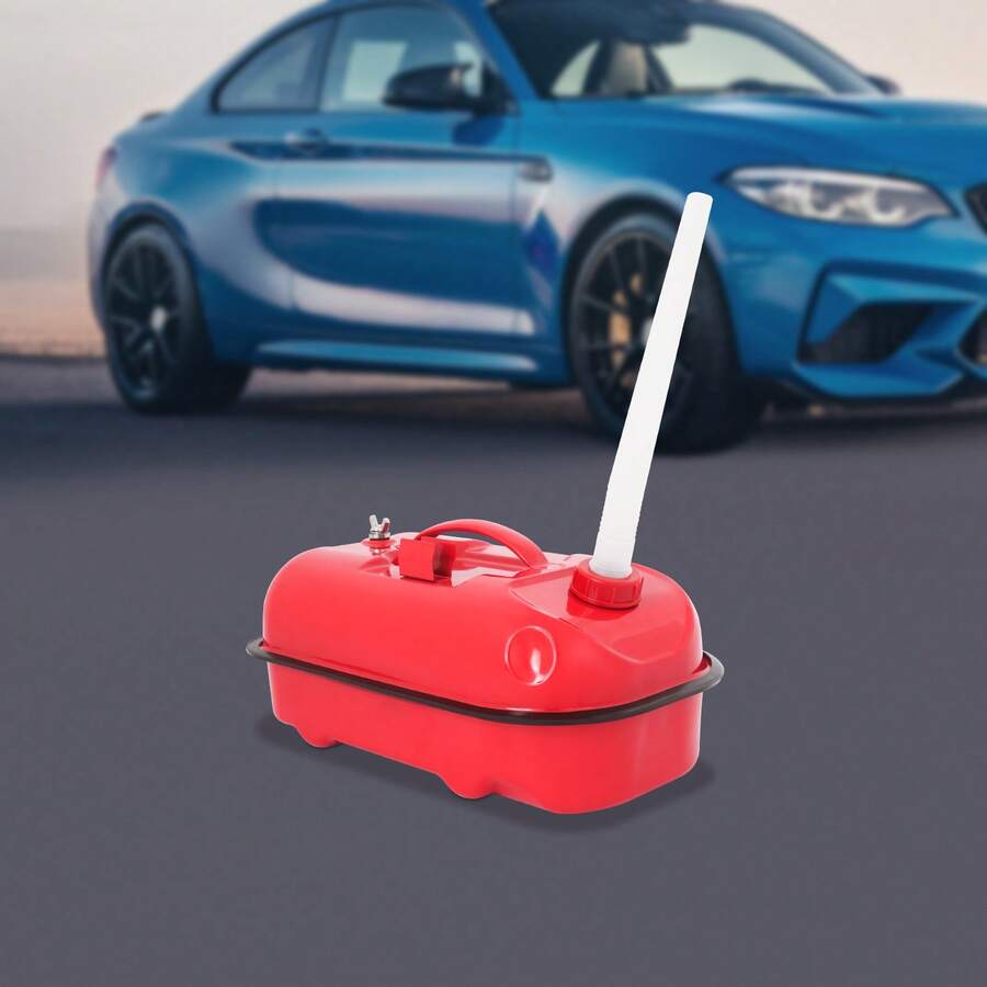 SHIOUCY 10L/2.2 Gallons Red Fuel Tank, Portable Fuel Tank, Fuel Can With Fueling Pipe - 10L Fuel Tank - 查看 1