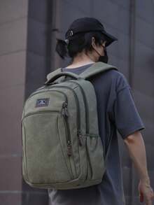 Ba lô nylon nhiều ngăn kiểu dáng Preppy dành cho nam; Có thể đựng laptop công sở 15.6 inch; Túi đi học nhẹ nhiều ngăn; Túi du lịch dung tích lớn; Túi đi làm hàng ngày tiện lợi; Túi sách đa chức năng; Thích hợp cho học sinh, học sinh trung học cơ sở, trung học phổ thông, y tá, giáo viên, doanh nhân, du lịch và nghỉ mát, công tác, đi làm hàng ngày, mua sắm, văn phòng, hẹn hò, leo núi, đào tạo, làm việc, quà tặng sinh nhật, quà tặng ngày lễ. - Nhiều màu - Xem 11