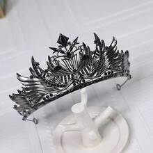 1-Piece Set - Black Crown Stage Show Dress Accessories Dress Headpiece - 黑色 - 查看 3