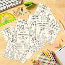36sheets Somatic Coping Skill Cards: Techniques And Exercises To Emotion Regulation & Stress, Regulation Flashcards, Self Love, Self Care Gifts For Women - A - View 5