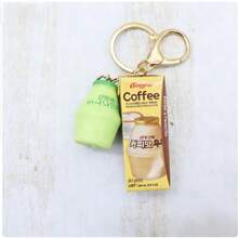 1pc Simulation Icy Milk Pendant Set | Banana/Strawberry Milk Carton Keychain Bag Charm - Multicolor - View 14