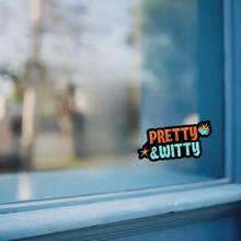 1张精美俏皮贴纸，Y2K闪亮笔记本电脑贴纸，“我感觉很棒”音乐语录乙烯基贴纸，女孩力量礼物，防水即撕即贴水瓶贴纸，耐用闪光水杯贴纸，潮流辣妹笔记本贴纸，音乐爱好者的完美礼物，复古美学汽车贴纸 - S1801 - 查看 10