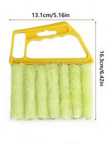 1/2pcs Portable Double-Sided Crevice Cleaning Brush, Wear-Resistant Nylon Bristles, No Scratch, Dead Corner Cleaning Tool, Non-Slip Handle, Easy Storage, Suitable For Dorm Window Sill/Door Track/Venetian Blinds/Rental House/Home Appliance Crevices/Kitchen & Bathroom Corners/Small Spaces, Creative & Practical Graduation Gift For Tenants & Students - A - Xem 8