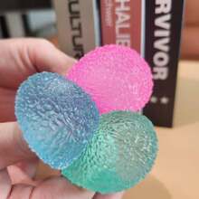 3 Pcs Squishy Toys Fidget Toys For Kids And Super Solid Squeeze .Fun Squeezable Water Balls. Birthday And Party Gifts, Tableware Accessories, Easter Gift Baskets Fillers, Valentine's Day Gifts. Mixed Colors, TPR Material. - 隨機顏色-3件 - 查看 5
