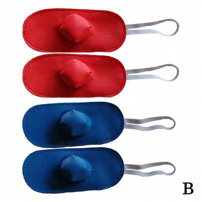 2 pares de bandas para patas de gallo azules y rojas, accesorios para peleas de gallos, equipo de protección para gallos; arnés resistente al frío para peleas de gallos al aire libre, decoraciones para peleas de gallos