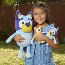 1 bộ thú nhồi bông gia đình Bluey & Bingo, cao 28cm/11inch - Thú nhồi bông hình chó hoạt hình, búp bê nhồi bông mềm mại, rất thích hợp cho các lễ hội, người hâm mộ và làm quà tặng, quà tặng hoàn hảo cho các bữa tiệc và ngày lễ, đồ chơi lễ hội. - Nhiều màu - Xem 9