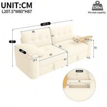 Sofas & Couches - Beige + Teddy + 2 Seat - View 6