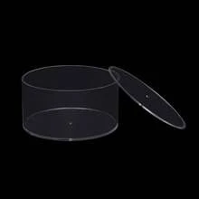 DONSU Transparenter 5-stufiger runder Gürtel-Organizer aus Acryl mit magnetischen, stapelbaren Deckeln, staubdichte Display-Aufbewahrung für Gürtel, Uhren, Schmuck - Verschiedenfarbig - Übersicht 10