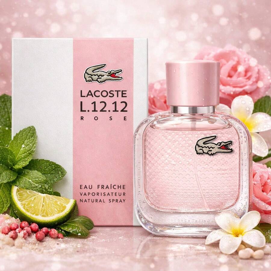 LACOSTE - L1212 ROSE 35ML - EAU DE PARFUM ✦ FOR WOMEN - Floral - View 1