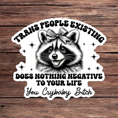 1PC Existing Does Nothing Sticker, Cute Raccoon Laptop Decal, Positive Quote Vinyl, Empowerment Gift, Waterproof Peel & Stick Water Bottle Sticker, Durable Bow Raccoon Tumbler Decal, Cute Notebook Vinyl, Perfect Gift For Animal Lovers, Adorable Raccoon Car Sticker