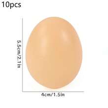 60pcs White And Brown Plastic Easter Eggs, Blank For DIY Painting, Suitable For Easter Egg Hunt Party Decoration And Craft - Multicolor - View 13