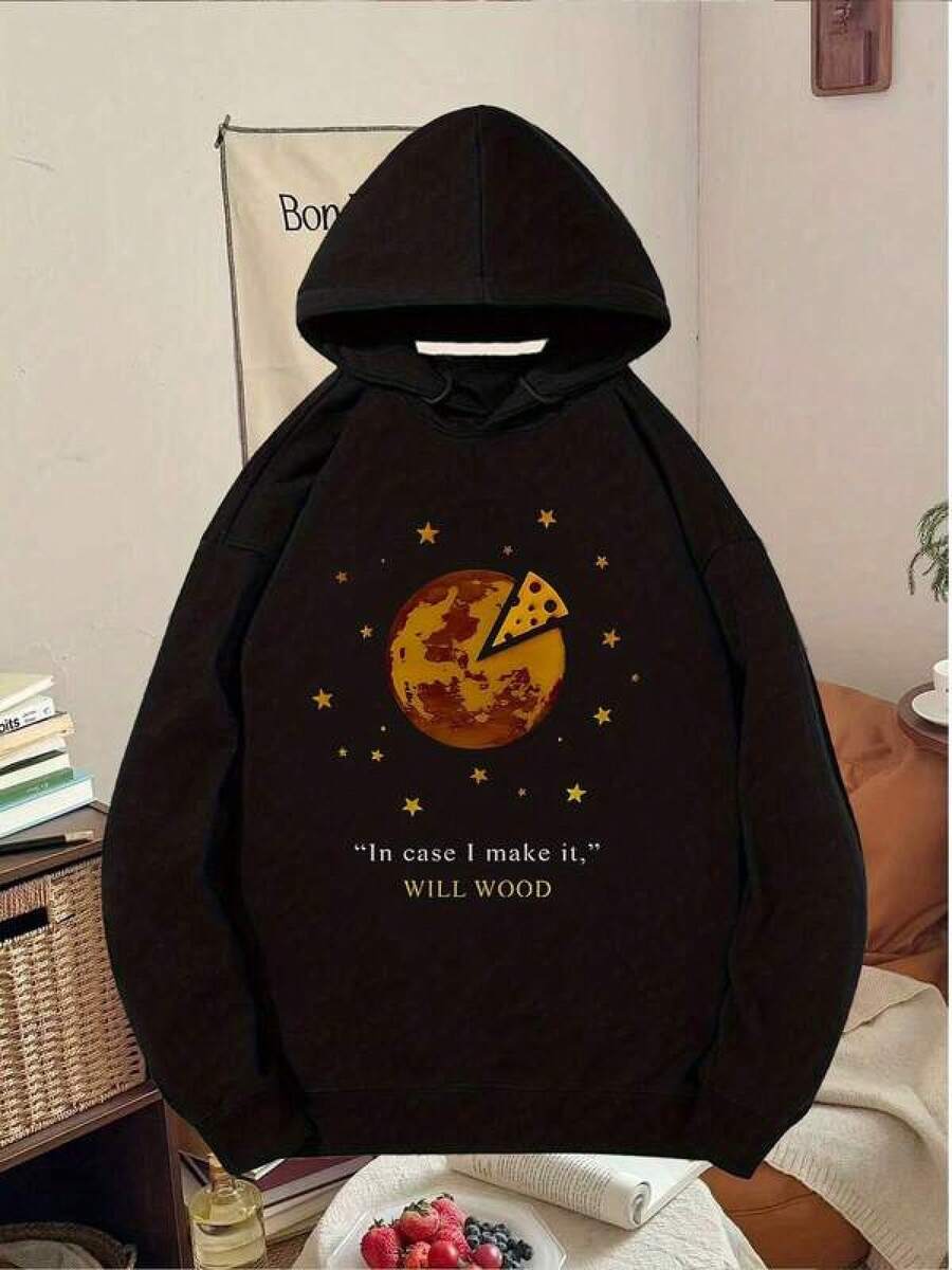 Men Outdoor Hoodies & Sweatshirts - Black - View 1