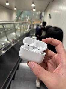 无线降噪耳机，享受高保真无损音质、强劲低音、低延迟游戏体验，兼容蓝牙的降噪耳机 - 白色 - 查看 2