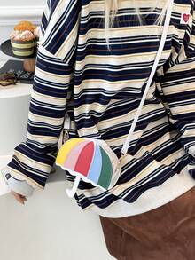 Small Umbrella-Shaped Bag, Versatile And Elegant, With A Touch Of Luxury And Sophistication. This Is A High-End Women's Bag For The 2026 Spring Season, Featuring A Crossbody Design. - White - View 4