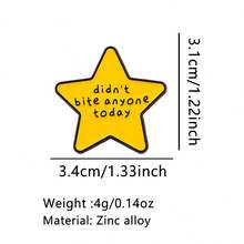 'your Did It' Star Quotes Enamel Pin Funny Phrase Brooch Pines Lapel Pins Badge On Backpack Clothing Accessories Jewelry Gifts - Yellow - View 17