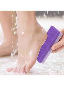 Dual-Sided Multifunctional Foot File, Professional Foot Scrubber For Removing Calluses And Dead Skin, Home Foot And Hand Care Tool - Purple - View 3
