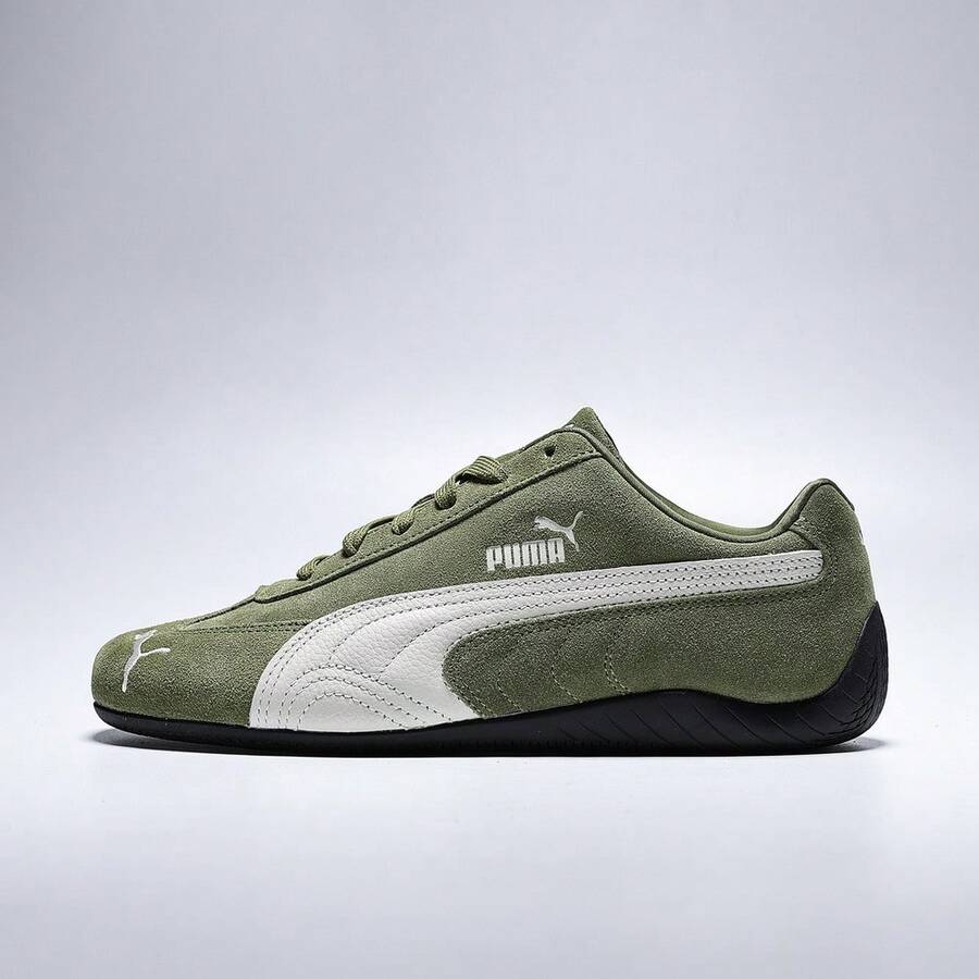 Puma SPEEDCAT 男女通用休闲低帮运动鞋 40632966 - 橄欖綠 - 查看 1