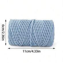1 Roll 1968.5 Inch X 3mm Solid Color Hemp Rope, Suitable For Weaving Wall Decor, DIY Gifts, Wedding Decoration, Office Supplies, Holiday Handicraft Materials - 1 Roll - View 5