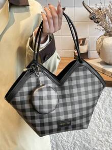 大容量甜美可爱小包 2026 春季新款单肩包，百搭、优雅、奢华高端，女士时尚包包 - 黑色 - 查看 3