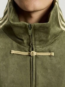 Adidas CTT Chinese Track Top 3.1 Gender Neutral Jacket (Asia Sizing) Olive-Back To School- Mother's Day Gifts-Father's Day Gift –KT3847 - 橄欖 - 查看 5