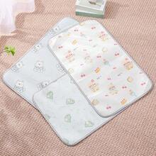 1pc Pet Cooling Mat, Breathable Ice Silk Pet Pad, Suitable For Small/Medium Dogs & Cats In Summer, Provides Cooling Relief (Regular Ice Silk Material, Unable To Achieve Ice Block-Level Cooling) - Multicolor - View 8