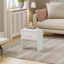 Sgabello da toeletta, sgabello da trucco in legno, panca imbottita, sgabello da toeletta per spogliatoio, camera da letto, corridoio e soggiorno, 40 x 23,5 x 43 cm, bianco - Bianco - con cassetti - Visualizzare 9