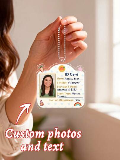 1pc Customizable Template/Teacher ID Card Template | Custom Teacher ID Badge | Name Badge | School & Homeschool ID Card | Custom Id Card Canva