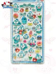 1pc Cartoon Music Anime Sticker, DIY Sticker, Waterproof Phone Sticker, Creative Sticker For Party, Handmade Phone Decoration Sticker, Gift. Some Styles May Have Color Variations And Will Be Sent Randomly. - Multicolor - View 21