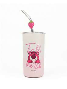 Disney Mickey Mouse Cartoon Cute 316 Stainless Steel Portable Drinking Cup With Straw, 480ml Double-Wall Vacuum Insulated Tumbler - Multicolor - View 12