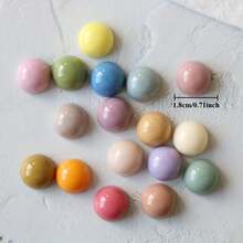 5/10pcs Semicircle Resin Refrigerator Magnets, Colorful Fridge Stickers, Personalized Magnets Suitable For Kitchen, Office, Whiteboard, Storage Cabinet, Dishwasher, Kitchen Decor, Home Decor, Mother's Day Gift - Multicolor - View 4