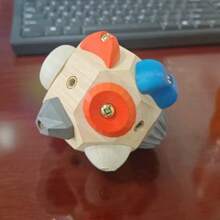 1件创意独特手工抱石攀爬游戏玩具 - 彩色 - 查看 7