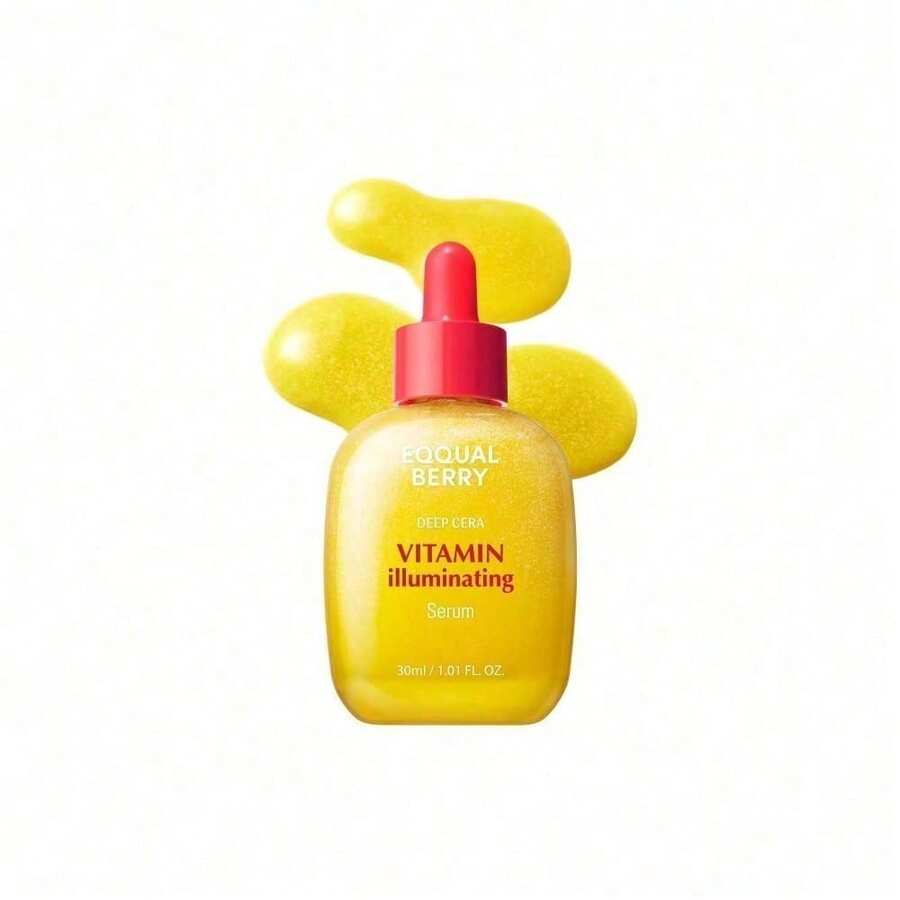 Suero Iluminador – Suero Iluminador con Vitamina C y Niacinamida | Hidrata, nutre y reafirma, unifica el tono de la piel, contiene ceramidas y ácido hialurónico para hidratación, 30 ml | Regalo de Navidad - Amarillo - Ver 1