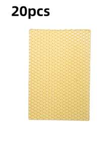10pcs/20pcs Natural Beeswax Sheets, Honey Honeycomb Wax Sheets, Beekeeping Wax Foundation, Beeswax Sheets For Candle Making - Yellow - View 14
